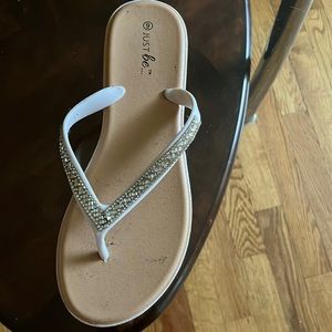 Never worn glitter sandals‼️
